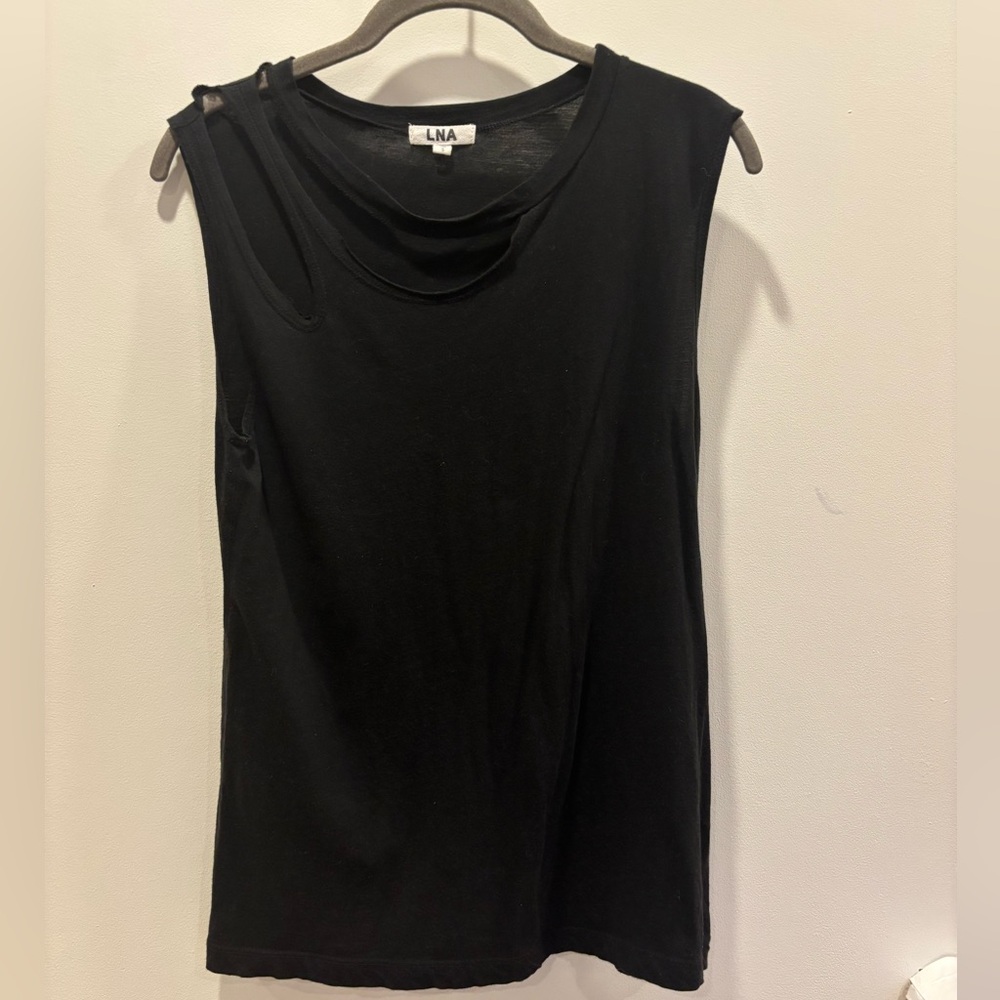 LNA Distressed Tank Top, Size S, Excellent Condition